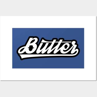 Butter Shirt - White w/ Border Posters and Art